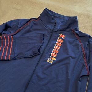 Kansas Jayhawks Jacket‎ Pro Edge Knights Apparel Full Zip Blue Womens Large